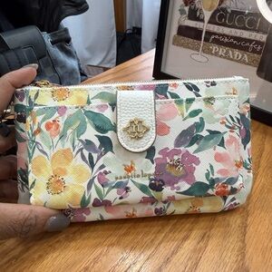 Nanette Lepore Floral Wallet Wristlet – New with Tags